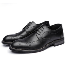 Load image into Gallery viewer, Men leather shoes casual genuine leather fashion designer luxury high quality Mens