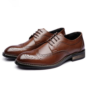 Men leather shoes casual genuine leather fashion designer luxury high quality Mens