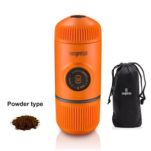 XEOLEO WACACO Nanopresso Coffee maker 18 Bar Portable Manual Coffee machine Outdoor Travel Hand press Powder/Capsule coffee 80ml