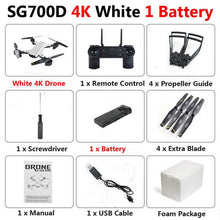 Load image into Gallery viewer, SG700-D Professional Foldable Drone with Dual Camera 1080P 720P 4K Selfie WiFi FPV Optical Flow RC Quadcopter Helicopter XS809S