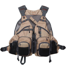 Load image into Gallery viewer, Outdoor Men&#39;s Fly Fishing Vest Adjustable Mesh Vest Mutiple Pocket