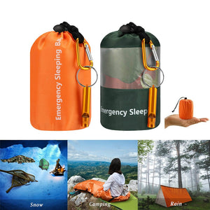 Camouflage Emergency Survival Sleeping Bag waterproof Thermal Sleeping Bags