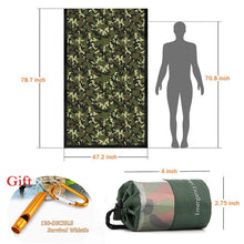 Load image into Gallery viewer, Camouflage Emergency Survival Sleeping Bag waterproof Thermal Sleeping Bags