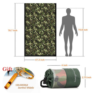 Camouflage Emergency Survival Sleeping Bag waterproof Thermal Sleeping Bags