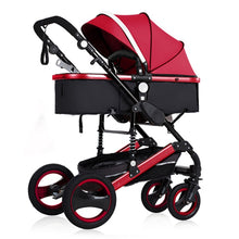 Load image into Gallery viewer, new baby trolley high landscape 3 to 1 baby stroller