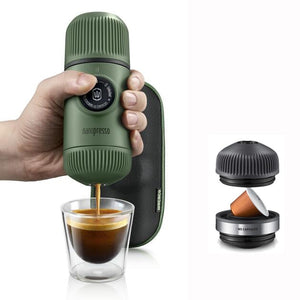 XEOLEO WACACO Nanopresso Coffee maker 18 Bar Portable Manual Coffee machine Outdoor Travel Hand press Powder/Capsule coffee 80ml