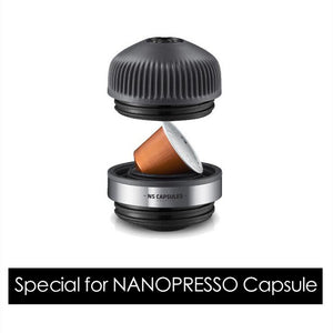 XEOLEO WACACO Nanopresso Coffee maker 18 Bar Portable Manual Coffee machine Outdoor Travel Hand press Powder/Capsule coffee 80ml