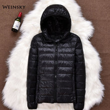 Load image into Gallery viewer, Jackets Long Sleeve Warm Coat Parka Female Portable Outwear