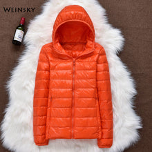 Load image into Gallery viewer, Jackets Long Sleeve Warm Coat Parka Female Portable Outwear