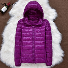 Load image into Gallery viewer, Jackets Long Sleeve Warm Coat Parka Female Portable Outwear