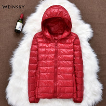 Load image into Gallery viewer, Jackets Long Sleeve Warm Coat Parka Female Portable Outwear