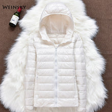 Load image into Gallery viewer, Jackets Long Sleeve Warm Coat Parka Female Portable Outwear