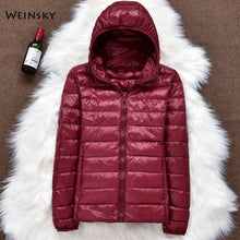 Load image into Gallery viewer, Jackets Long Sleeve Warm Coat Parka Female Portable Outwear