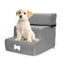 Load image into Gallery viewer, Pet Dog Stairs 3 Steps Ladder Small Dog House For Puppy Cat Pet Stairs Anti-slip Removable Puppy Dogs Bed Stairs Pet Supplies