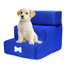 Load image into Gallery viewer, Pet Dog Stairs 3 Steps Ladder Small Dog House For Puppy Cat Pet Stairs Anti-slip Removable Puppy Dogs Bed Stairs Pet Supplies