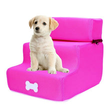 Load image into Gallery viewer, Pet Dog Stairs 3 Steps Ladder Small Dog House For Puppy Cat Pet Stairs Anti-slip Removable Puppy Dogs Bed Stairs Pet Supplies