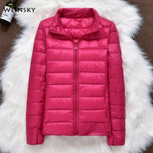 Load image into Gallery viewer, Jackets Long Sleeve Warm Coat Parka Female Portable Outwear