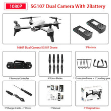 Load image into Gallery viewer, SG106 WiFi FPV RC Drone with 720P or 1080P or 4K HD Dual  Camera Optical Flow  Aerial Video RC Quadcopter for Toys Kid RC Dron