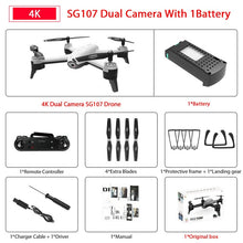 Load image into Gallery viewer, SG106 WiFi FPV RC Drone with 720P or 1080P or 4K HD Dual  Camera Optical Flow  Aerial Video RC Quadcopter for Toys Kid RC Dron