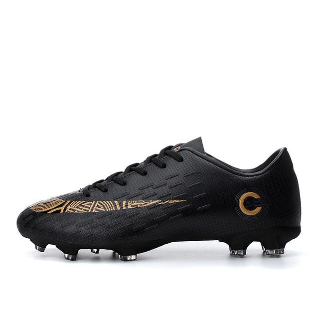 Soccer Shoes Men Football Cleats  Soccer Boots Teenager Ankle High Tops Football Shoes Kids Indoor Soccer Training Sneaker