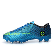 Load image into Gallery viewer, Soccer Shoes Men Football Cleats  Soccer Boots Teenager Ankle High Tops Football Shoes Kids Indoor Soccer Training Sneaker