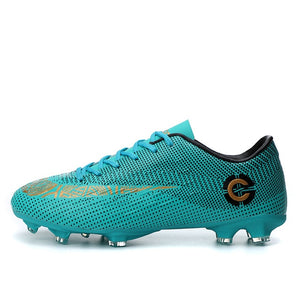 Soccer Shoes Men Football Cleats  Soccer Boots Teenager Ankle High Tops Football Shoes Kids Indoor Soccer Training Sneaker