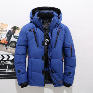 Jacket Men Hooded  Duck Down Slim Down Mens