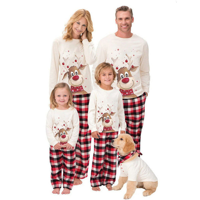 Matching Outfits Christmas Pajamas Set Xmas Adult Kids Sleepwear