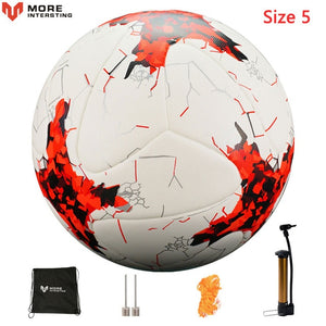 Russia Professional Size 4 Size 5 Football Premier PU Seamless Soccer Ball Goal Team Match Training Balls League futbol bola