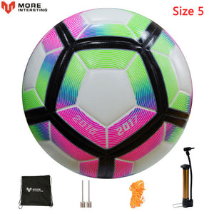 Russia Professional Size 4 Size 5 Football Premier PU Seamless Soccer Ball Goal Team Match Training Balls League futbol bola