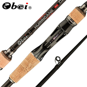 Obei HURRICANE 1.8m 2.1m 2.4m 2.7m 3 section baitcasting fishing rod travel ultra light casting spinning lure 5g-40g M/ML/MH Rod