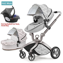 Load image into Gallery viewer, Baby Stroller 3 in 1,Hot Mom travel system High Land-scape stroller with bassinet