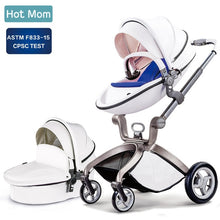 Load image into Gallery viewer, Baby Stroller 3 in 1,Hot Mom travel system High Land-scape stroller with bassinet