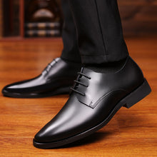 Load image into Gallery viewer, Shoes Leather Mens Dress Shoe Oxford