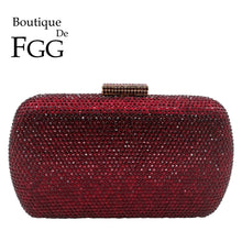 Load image into Gallery viewer, Women Crystal Evening Bags