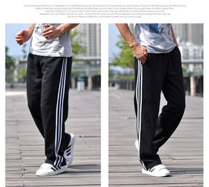 Mens Casual Sports Pants Loose Version Fitness Running Trousers Summer Workout Pants Sweatpants