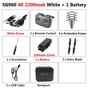 SG900 Foldable Wifi RC Drone 4K With Camera HD Dual  50X Follow Me Quadrocopter Professional Drone Long Battery Life Toy For Kid