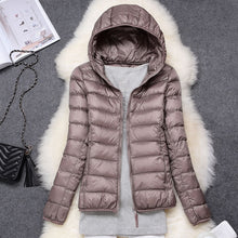 Load image into Gallery viewer, Jackets Long Sleeve Warm Coat Parka Female Portable Outwear