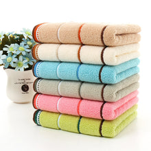 Load image into Gallery viewer, Quick Drying Cotton Towel Stripe Face Hand Bath Cloth Bathroom Absorbent 35*75 /25*50cm Home Gift