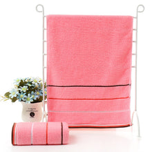 Load image into Gallery viewer, Quick Drying Cotton Towel Stripe Face Hand Bath Cloth Bathroom Absorbent 35*75 /25*50cm Home Gift