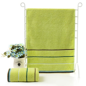 Quick Drying Cotton Towel Stripe Face Hand Bath Cloth Bathroom Absorbent 35*75 /25*50cm Home Gift