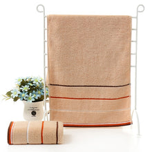 Load image into Gallery viewer, Quick Drying Cotton Towel Stripe Face Hand Bath Cloth Bathroom Absorbent 35*75 /25*50cm Home Gift