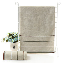 Load image into Gallery viewer, Quick Drying Cotton Towel Stripe Face Hand Bath Cloth Bathroom Absorbent 35*75 /25*50cm Home Gift