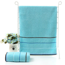 Load image into Gallery viewer, Quick Drying Cotton Towel Stripe Face Hand Bath Cloth Bathroom Absorbent 35*75 /25*50cm Home Gift