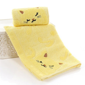 Quick Drying Cotton Towel Stripe Face Hand Bath Cloth Bathroom Absorbent 35*75 /25*50cm Home Gift