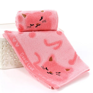 Quick Drying Cotton Towel Stripe Face Hand Bath Cloth Bathroom Absorbent 35*75 /25*50cm Home Gift