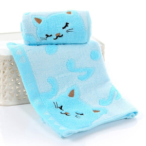 Quick Drying Cotton Towel Stripe Face Hand Bath Cloth Bathroom Absorbent 35*75 /25*50cm Home Gift