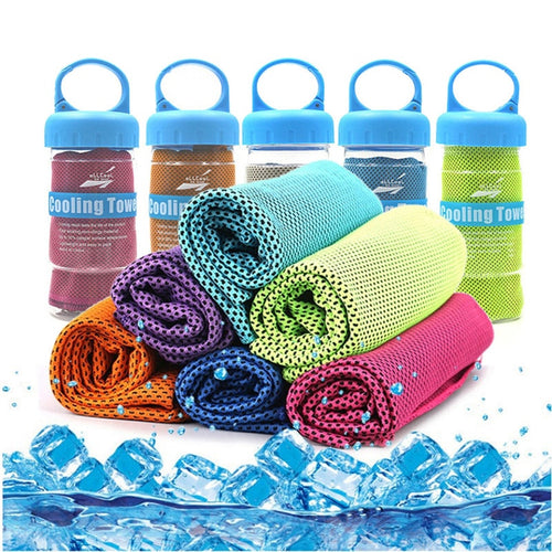 Microfiber Sport Towel Rapid Cooling Ice Face Towel Quick-Dry for Fitness Yoga