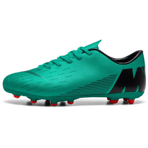 Turf Indoor Black Men Soccer Shoes Kids Cleats Training Football Boots High Ankle Sport Sneakers Size 35-45 Dropshipping