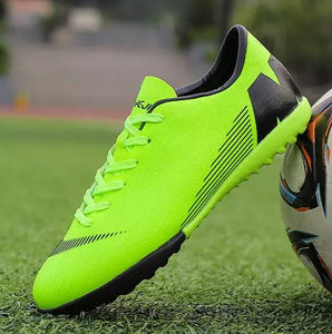 Turf Indoor Black Men Soccer Shoes Kids Cleats Training Football Boots High Ankle Sport Sneakers Size 35-45 Dropshipping